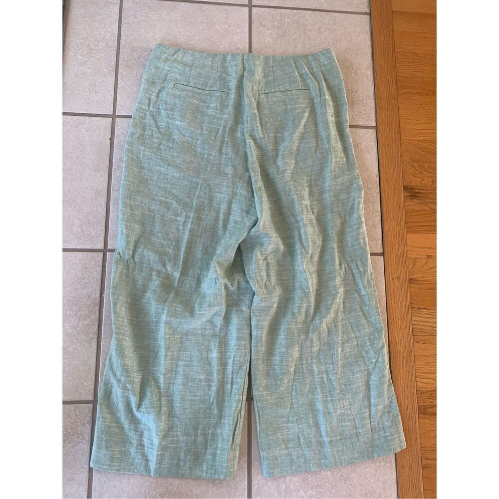 Violets & Roses Linen Crop Pants - Picture 5 of 12
